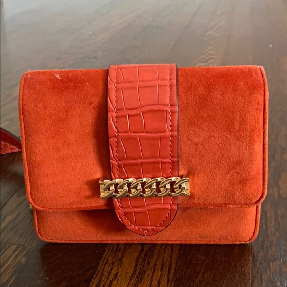 Red crossbody